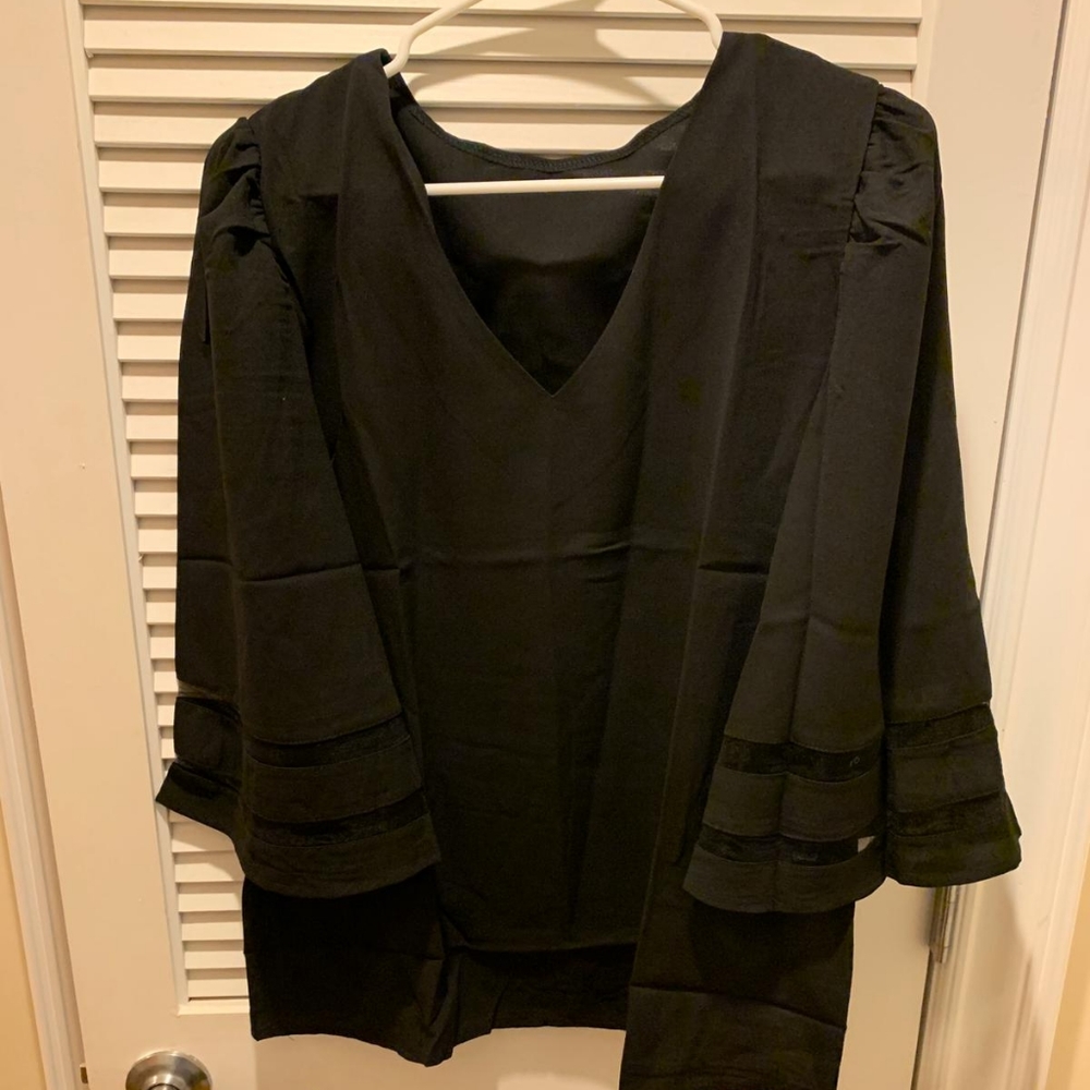 Dress shirt black size 7